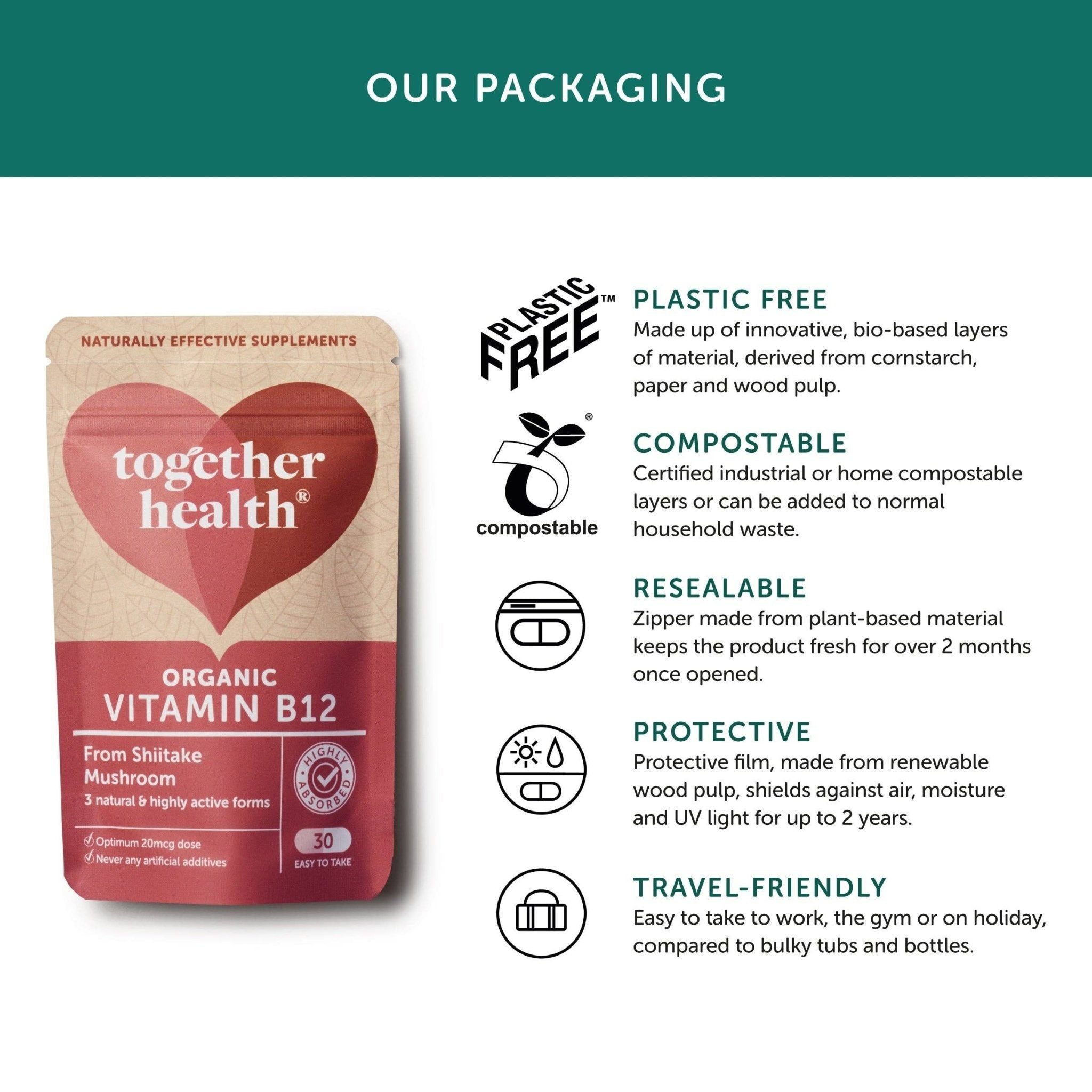Bio Vitamin B12 aus Pilzen - 30 Kapseln - montcalia.ch